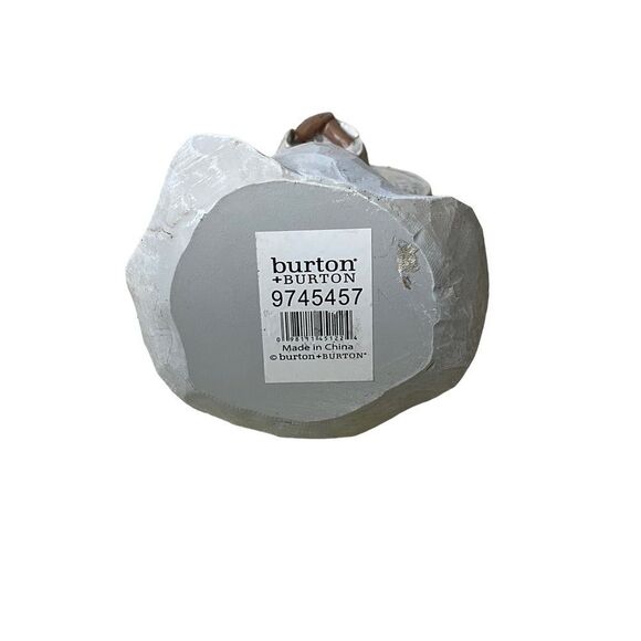 BURTON + Burton Carved Look Resin Angel Holding A Cross - Picture 9 of 9